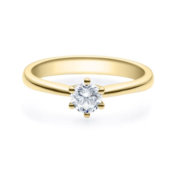 Enstens diamantring Diona 14 kt gull med 0,40 ct TW-Si.Magic Moments -180010400